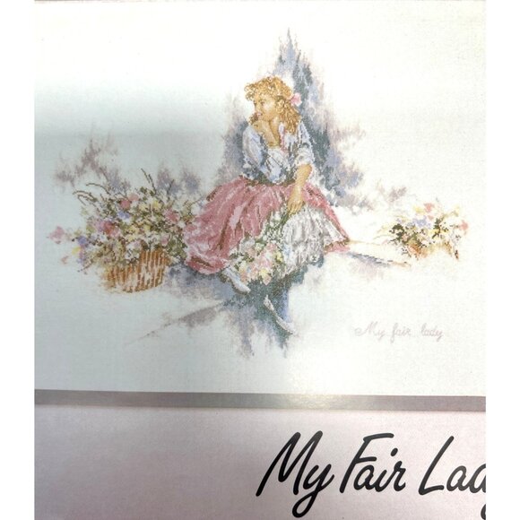 Lanarte My Fair Lady Cross-Stitch Pattern 23.6"x19.3" - Picture 1 of 3